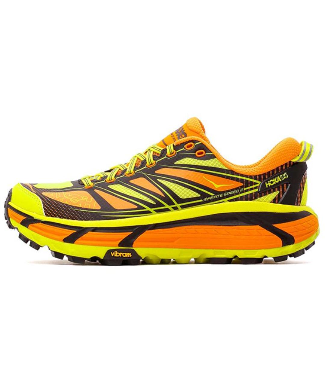 HOKA Оранжевое высокие кроссовки / кеды, фото 2