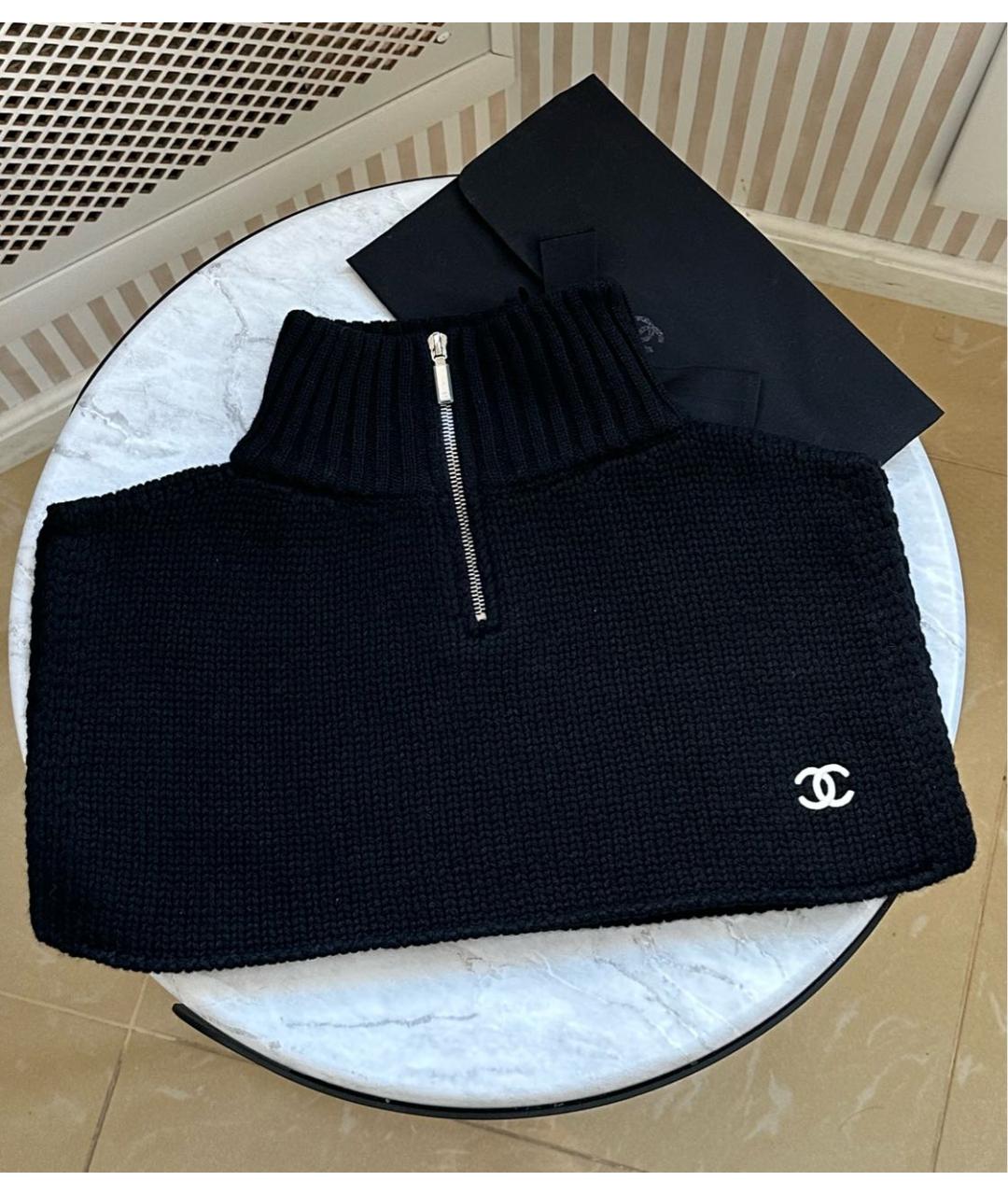 CHANEL Черный воротник, фото 2