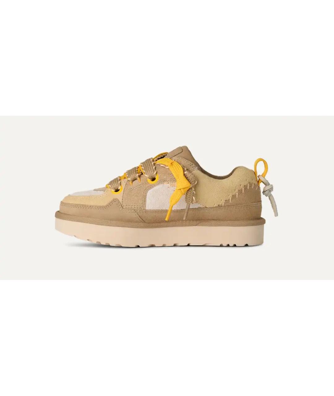 UGG AUSTRALIA Бежевые замшевые ботинки, фото 3