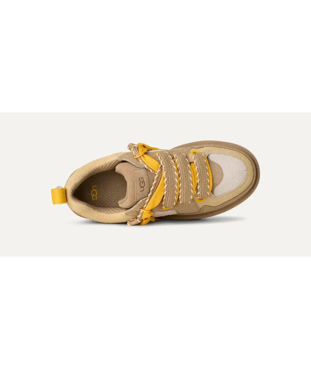 UGG AUSTRALIA Бежевые замшевые ботинки, фото 5