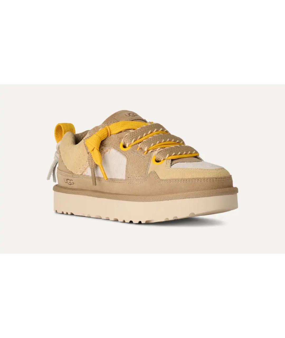 UGG AUSTRALIA Бежевые замшевые ботинки, фото 2