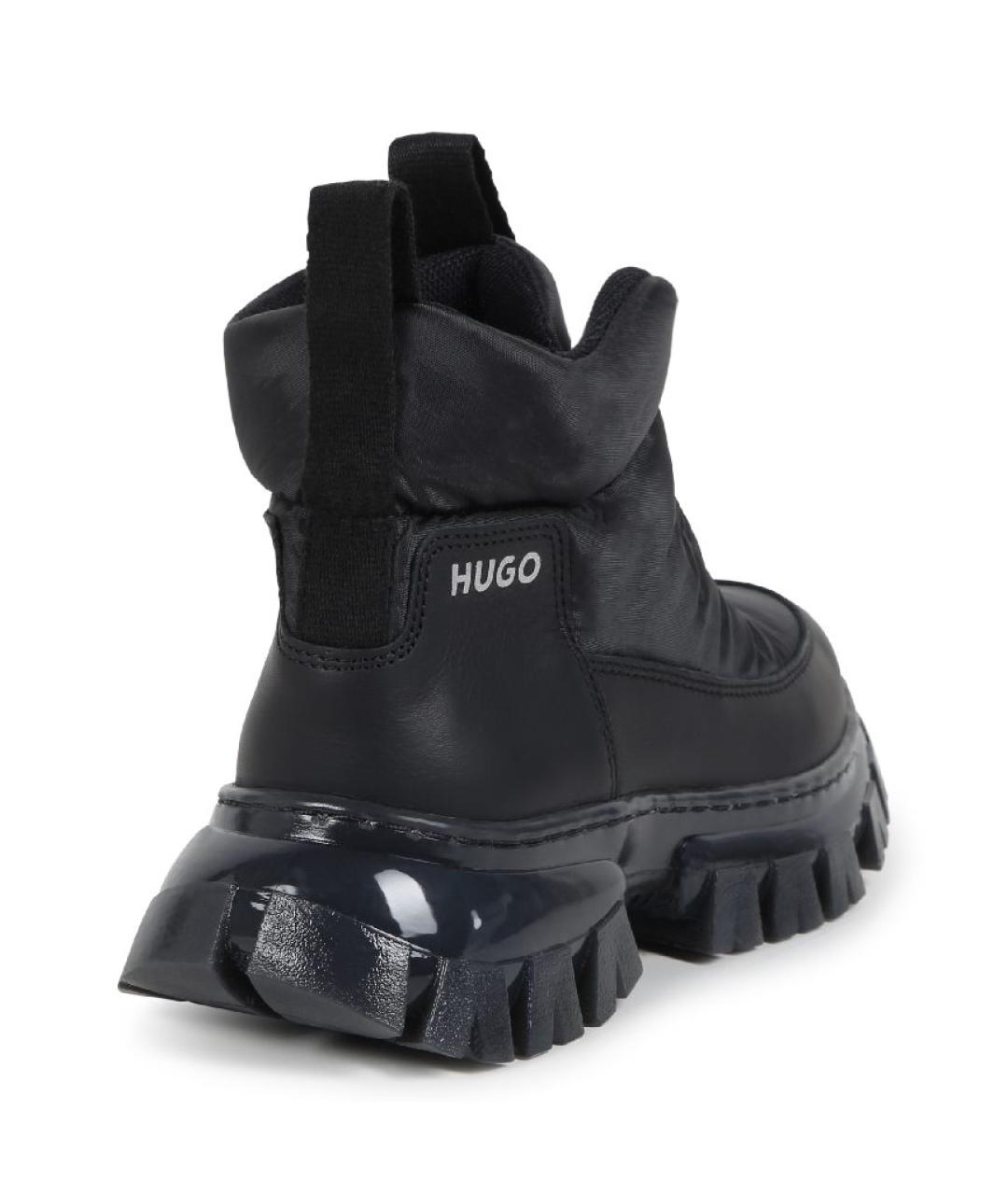 HUGO Черные текстильные ботинки, фото 3