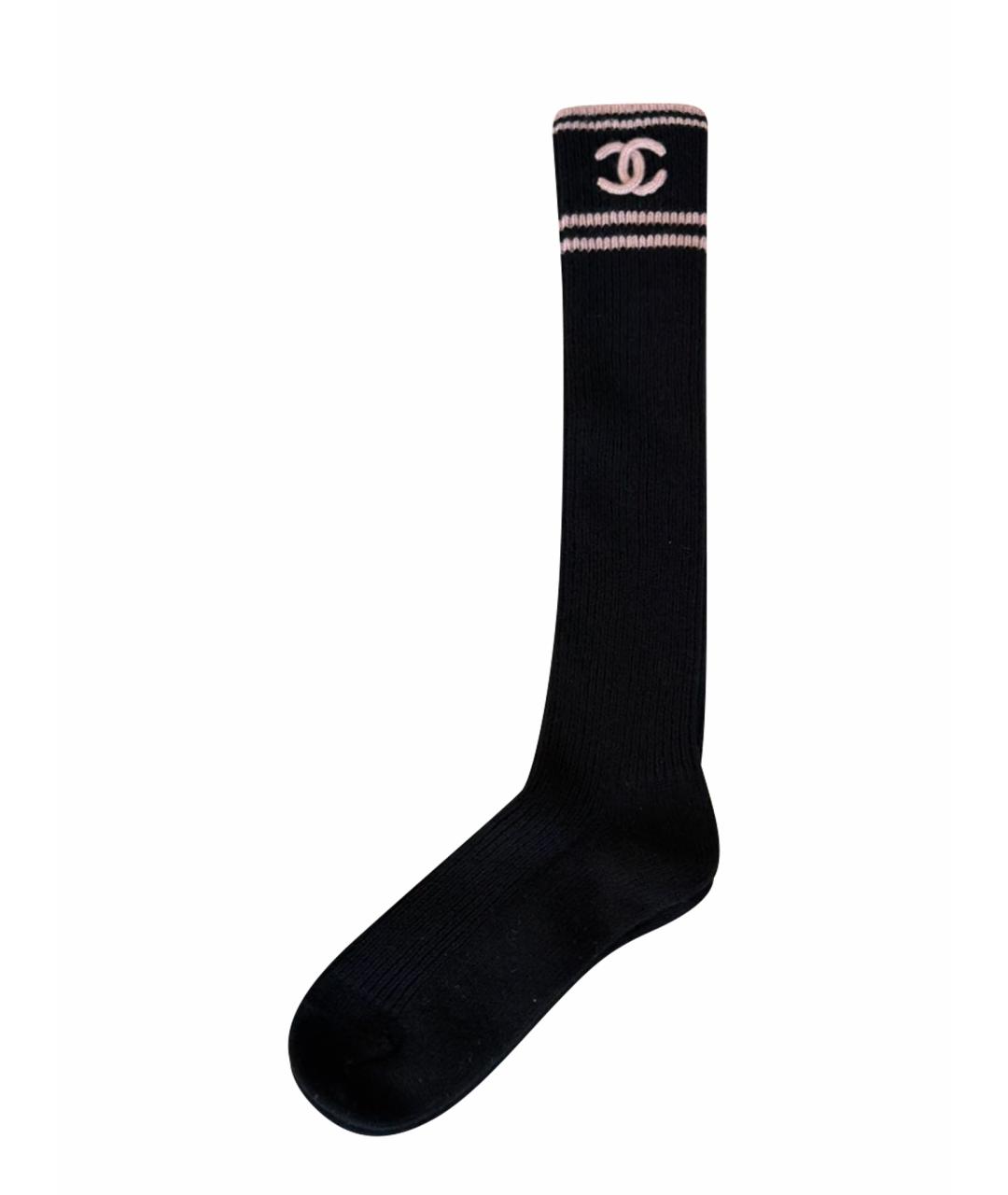 CHANEL Черные носки, чулки и колготы, фото 1