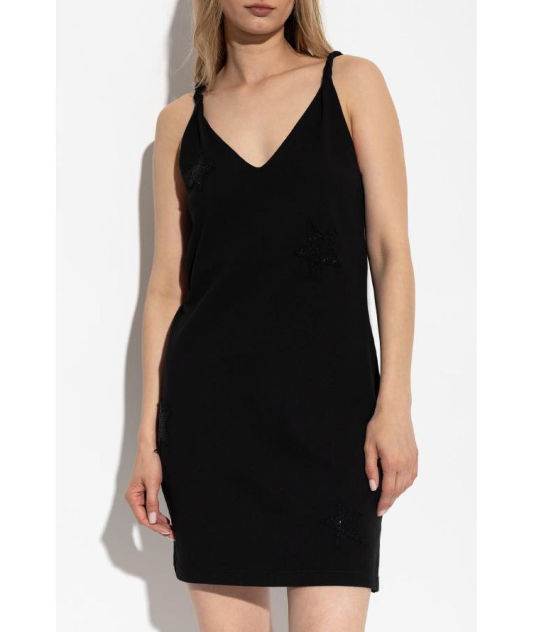 ZADIG & VOLTAIRE Черное хлопковое повседневное платье, фото 3