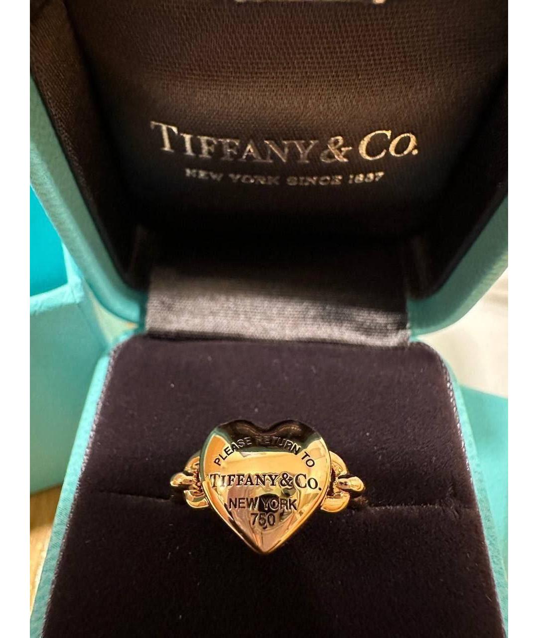 TIFFANY&CO Золотое кольцо из желтого золота, фото 2