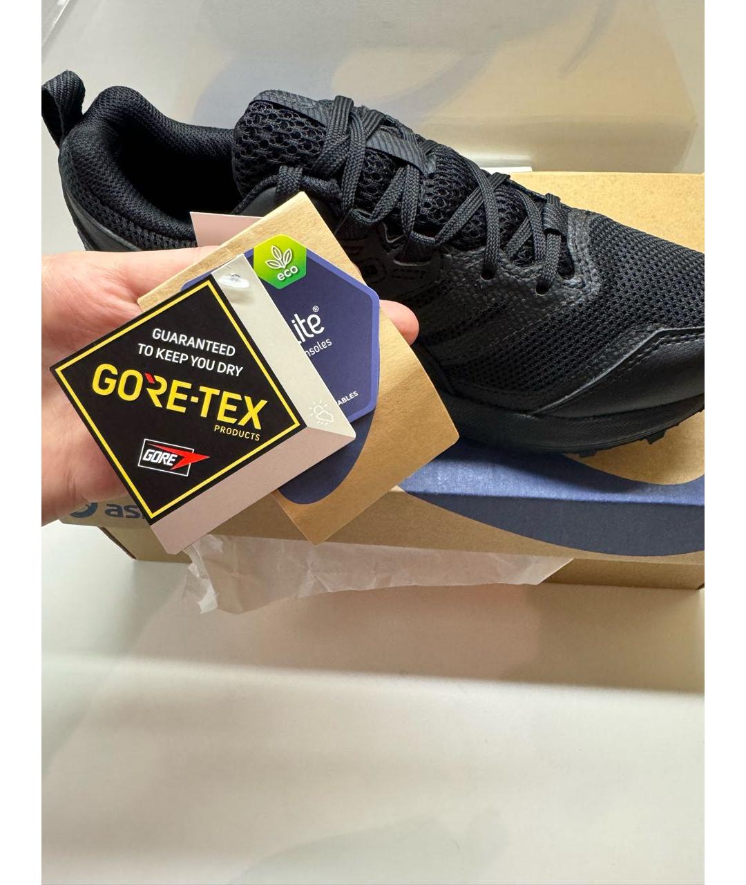 ASICS Черные резиновые кроссовки, фото 5