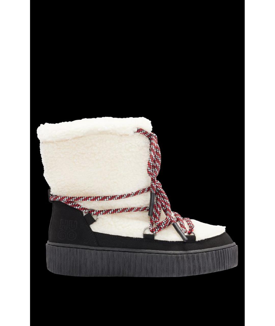 HUGO Белые текстильные сапоги, фото 5