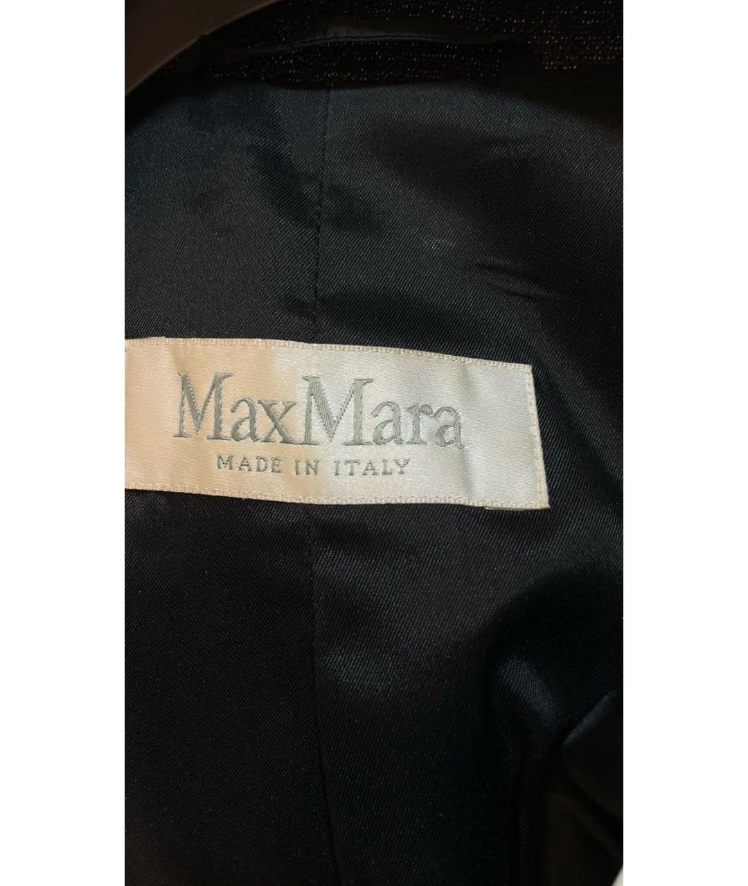 MAX MARA Серый шерстяной жакет/пиджак, фото 4