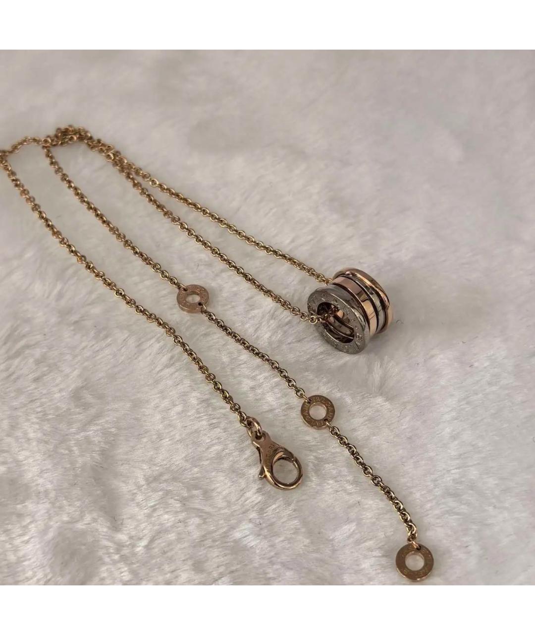 BVLGARI Золотая подвеска из розового золота, фото 3
