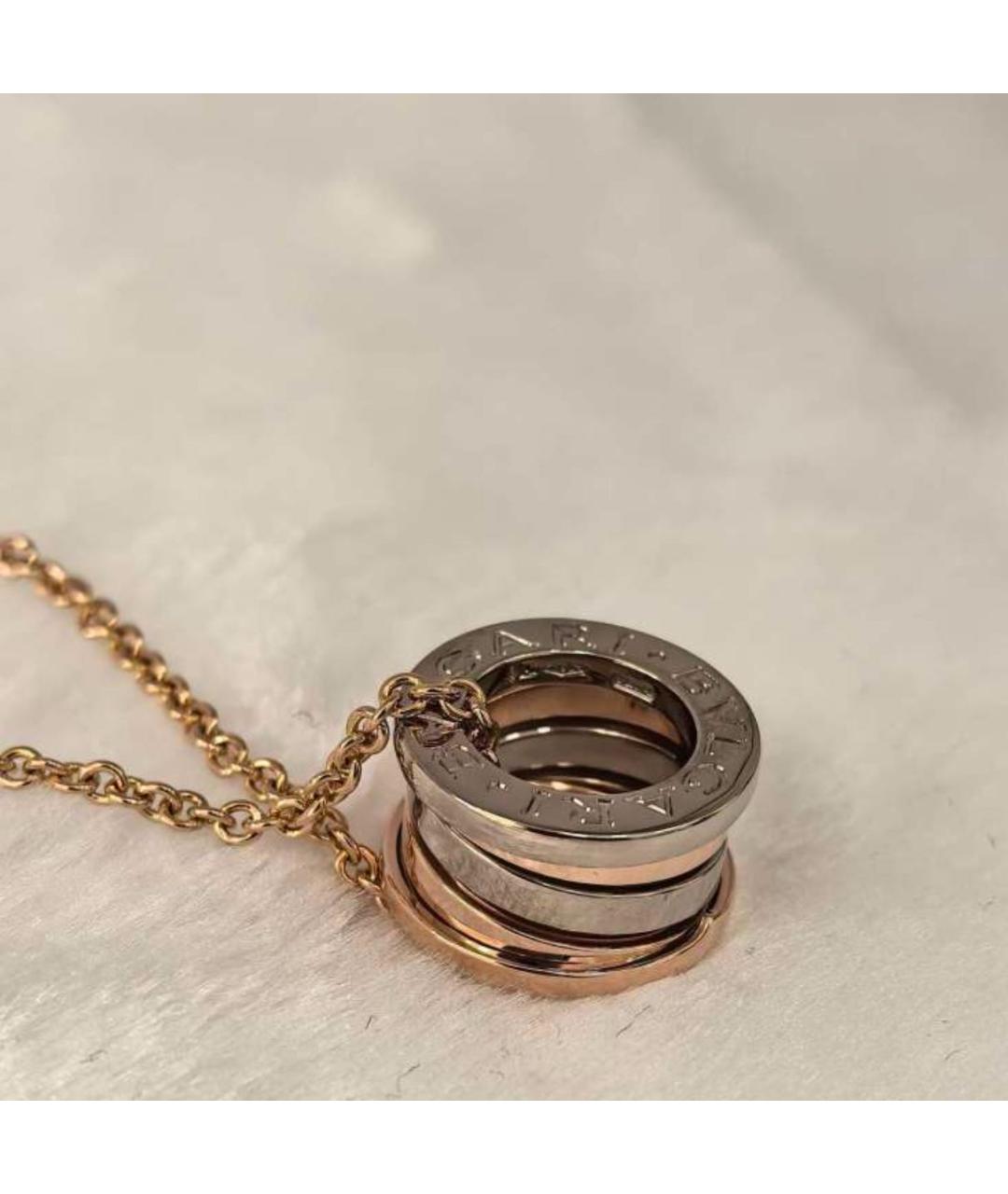 BVLGARI Золотая подвеска из розового золота, фото 6