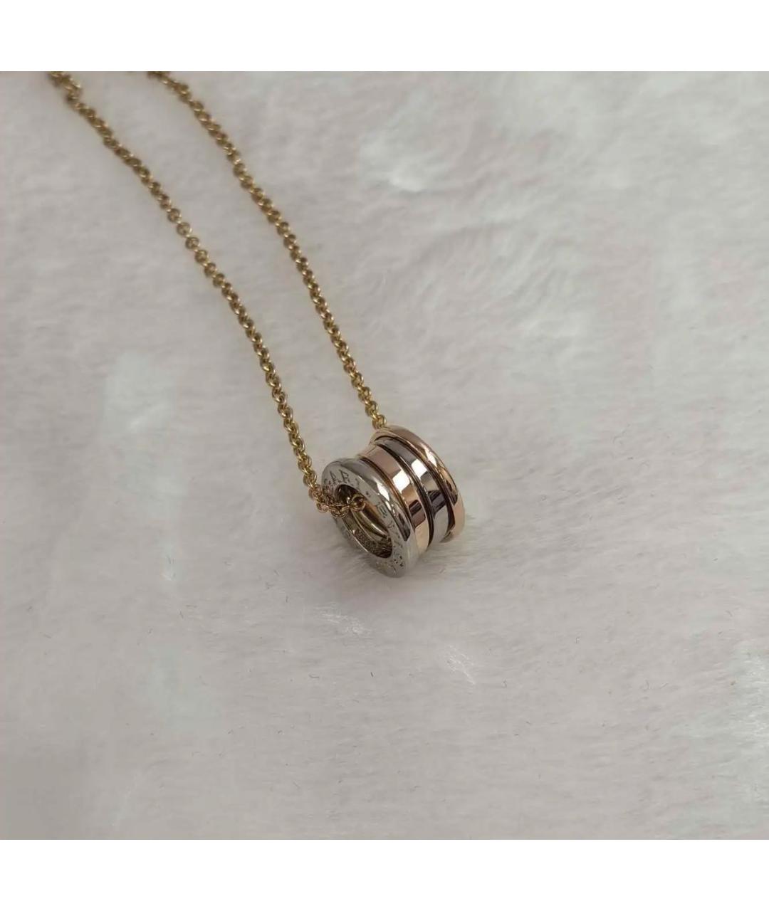 BVLGARI Золотая подвеска из розового золота, фото 7