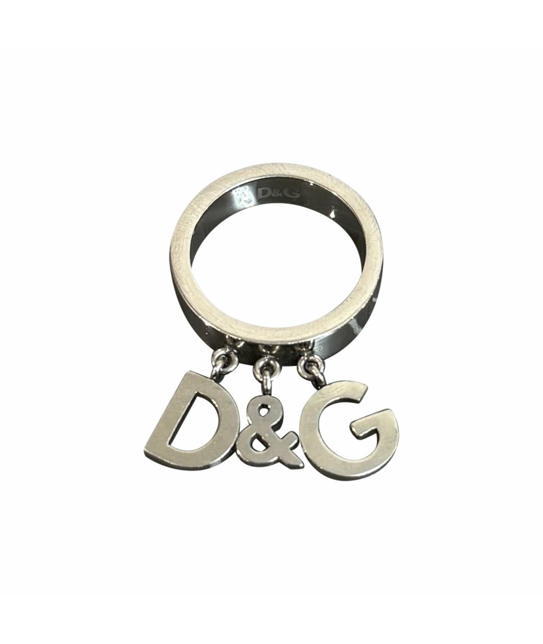 DOLCE&GABBANA Серебряное металлическое кольцо, фото 1