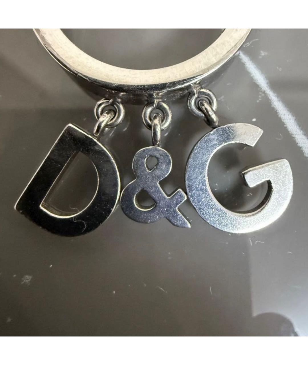 DOLCE&GABBANA Серебряное металлическое кольцо, фото 2