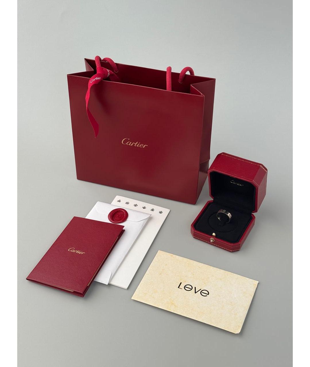 CARTIER Серебряное кольцо из белого золота, фото 2