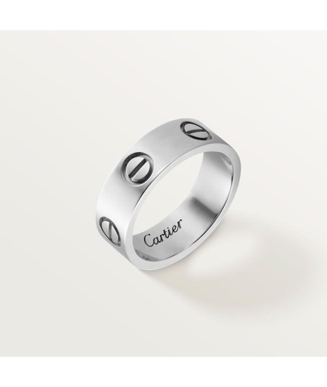 CARTIER Серебряное кольцо из белого золота, фото 7