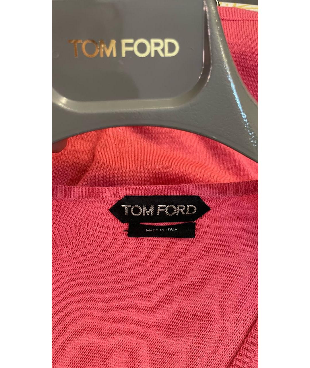 TOM FORD Коралловый кашемировый джемпер / свитер, фото 3