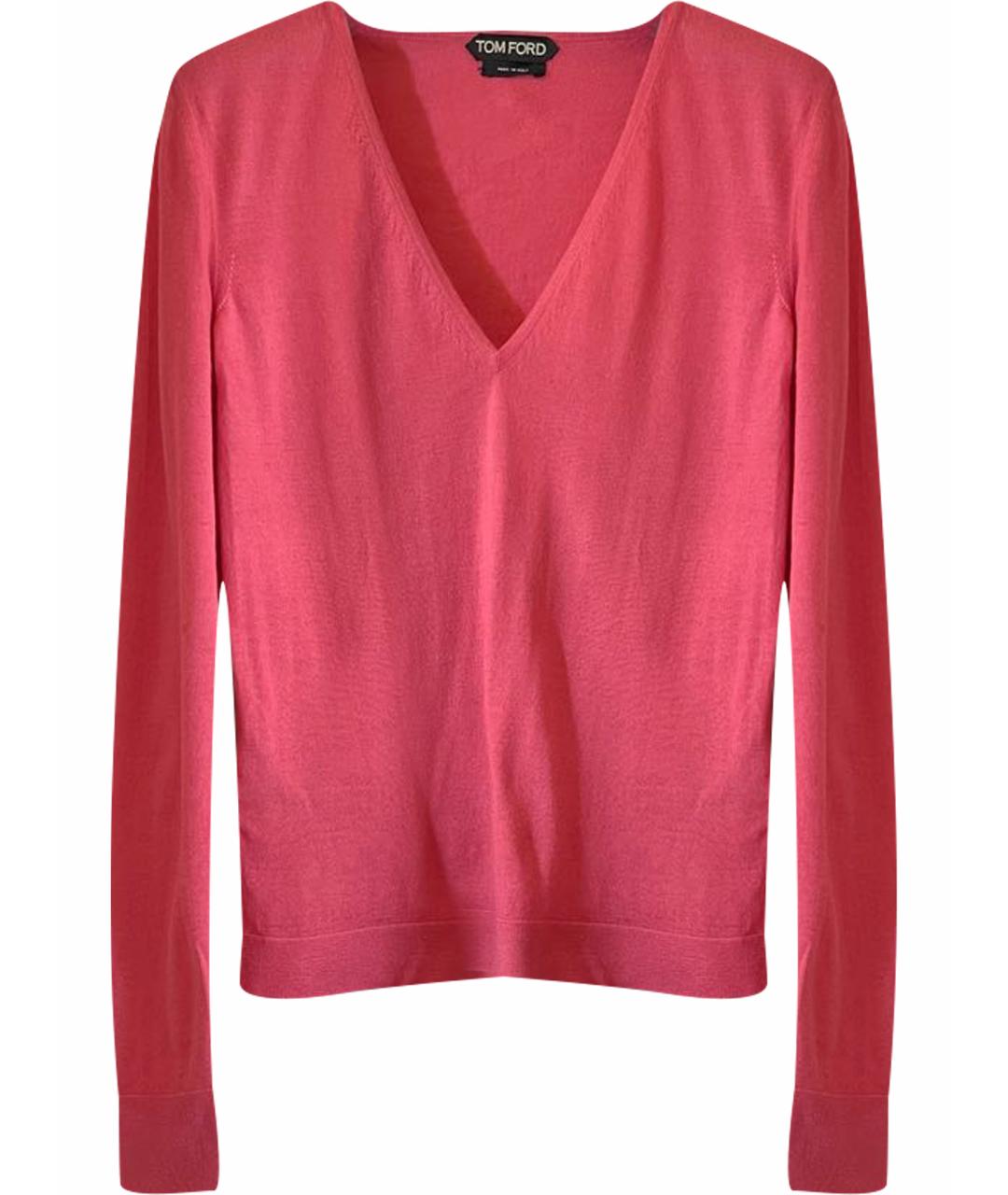 TOM FORD Коралловый кашемировый джемпер / свитер, фото 1