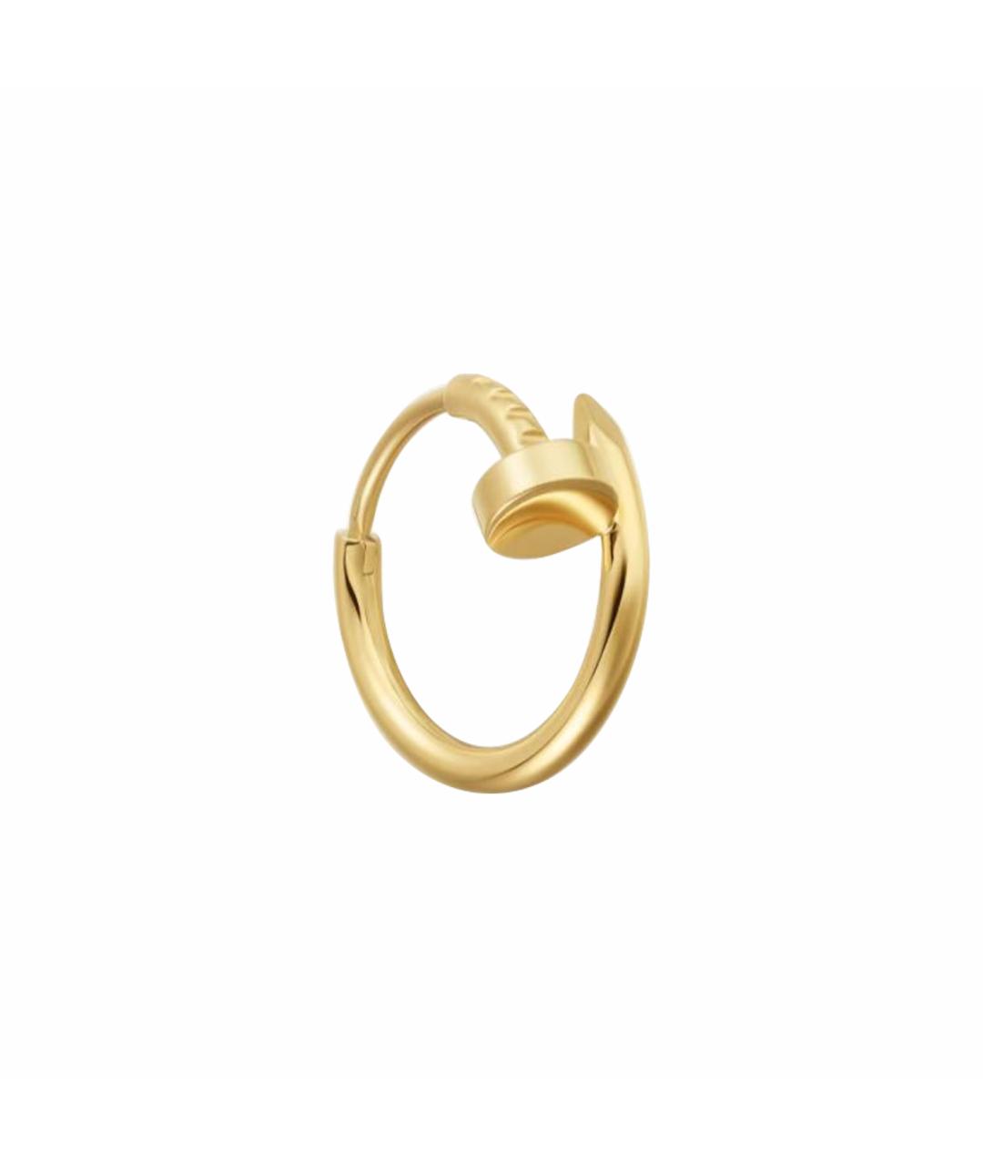 CARTIER Золотые серьги из желтого золота, фото 1