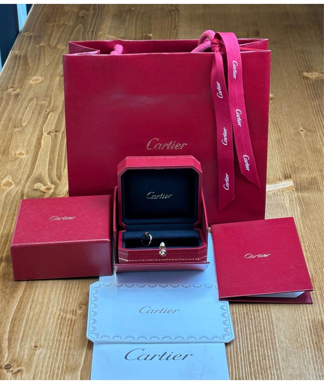 CARTIER Золотые серьги из желтого золота, фото 3