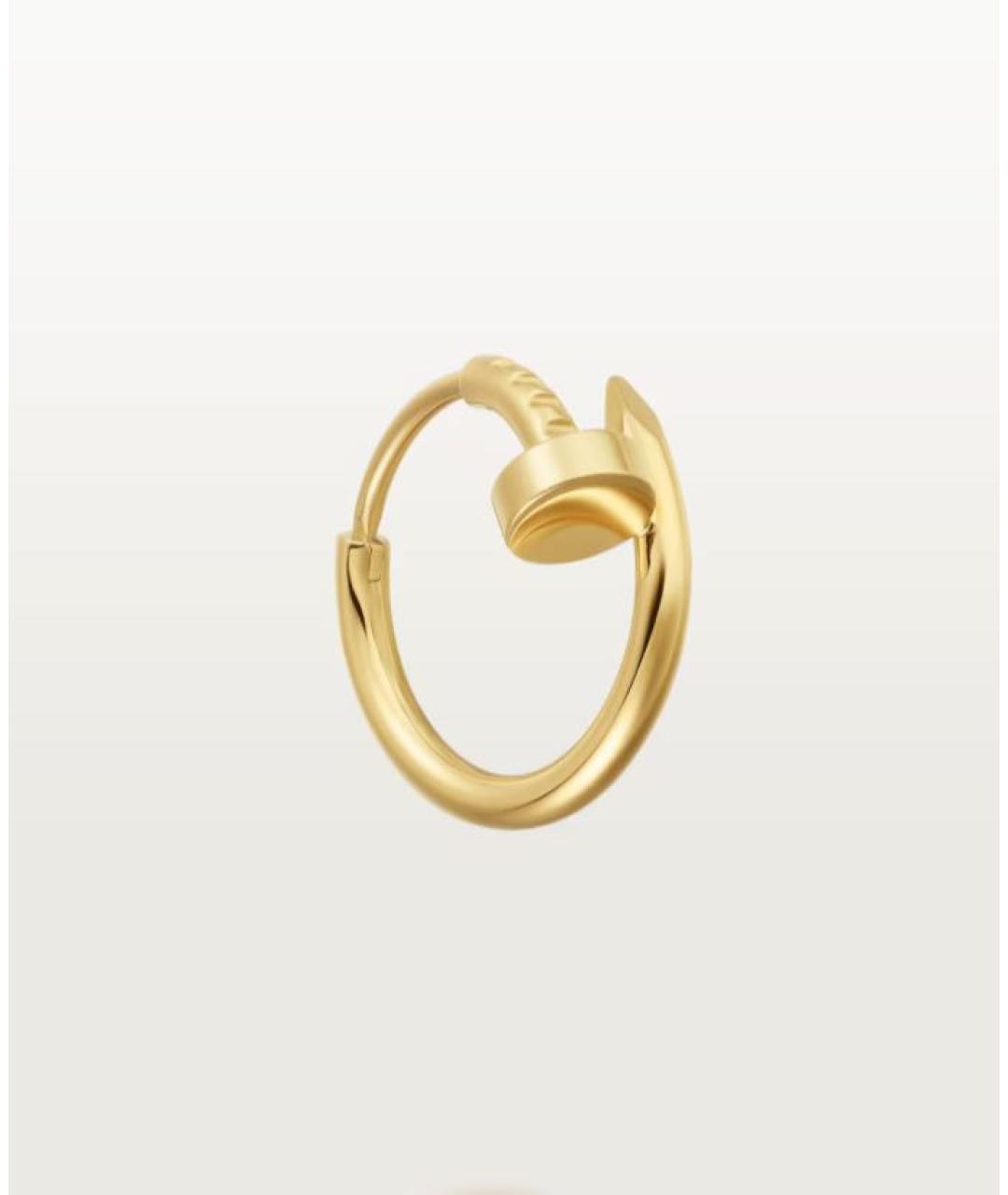 CARTIER Золотые серьги из желтого золота, фото 8