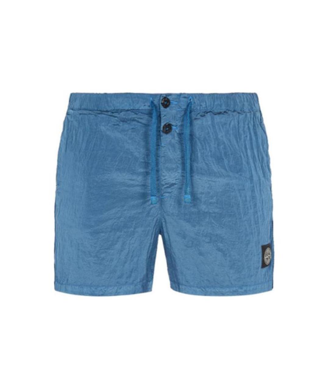 STONE ISLAND Синие плавки, фото 1