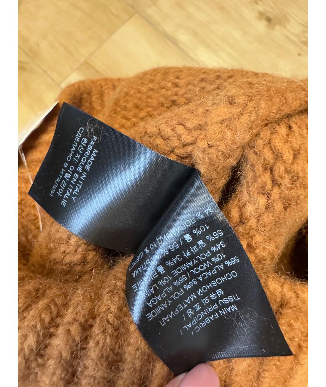 VETEMENTS Коричневая шерстяная юбка мини, фото 8