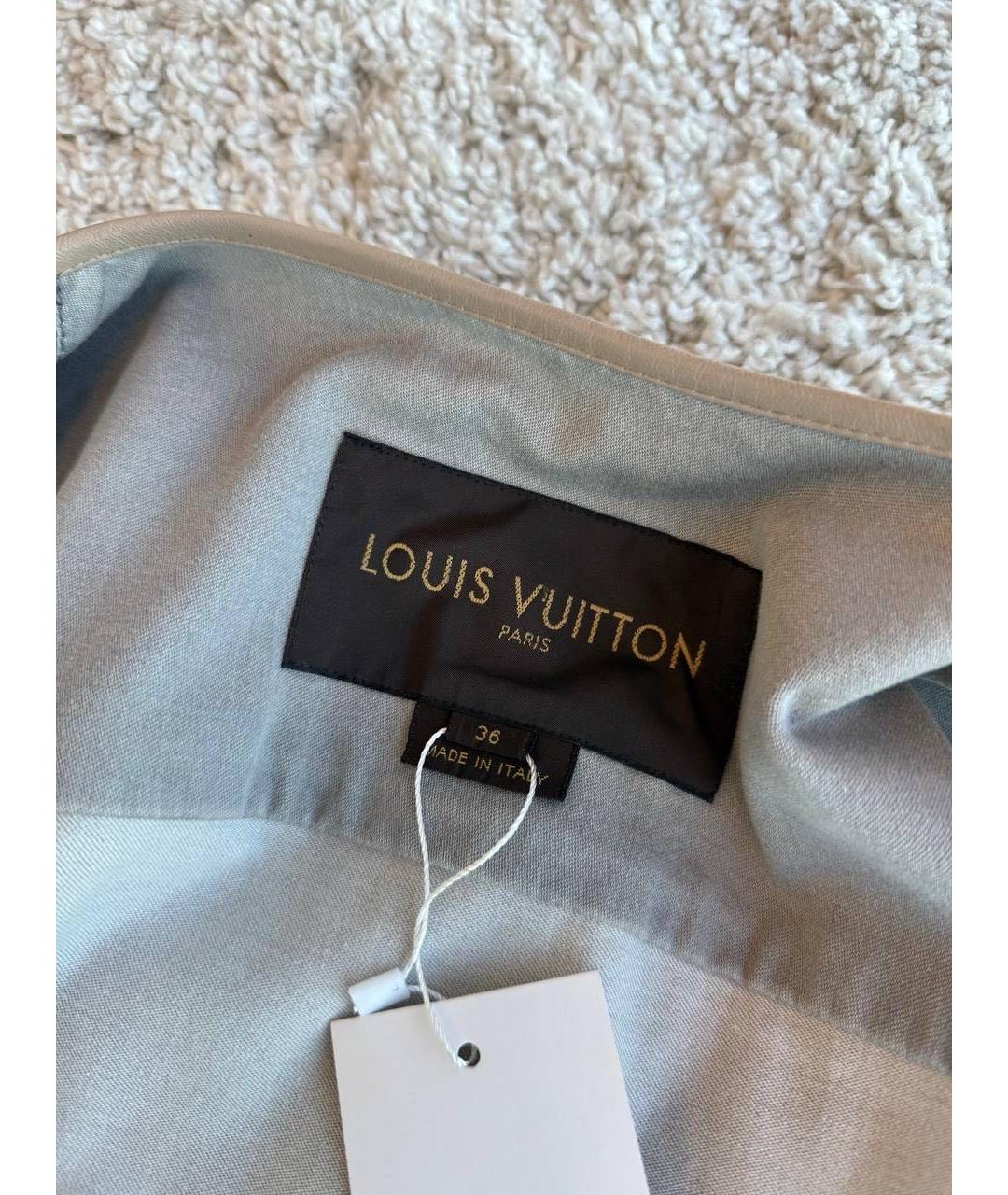 LOUIS VUITTON Антрацитовая хлопковая куртка, фото 3