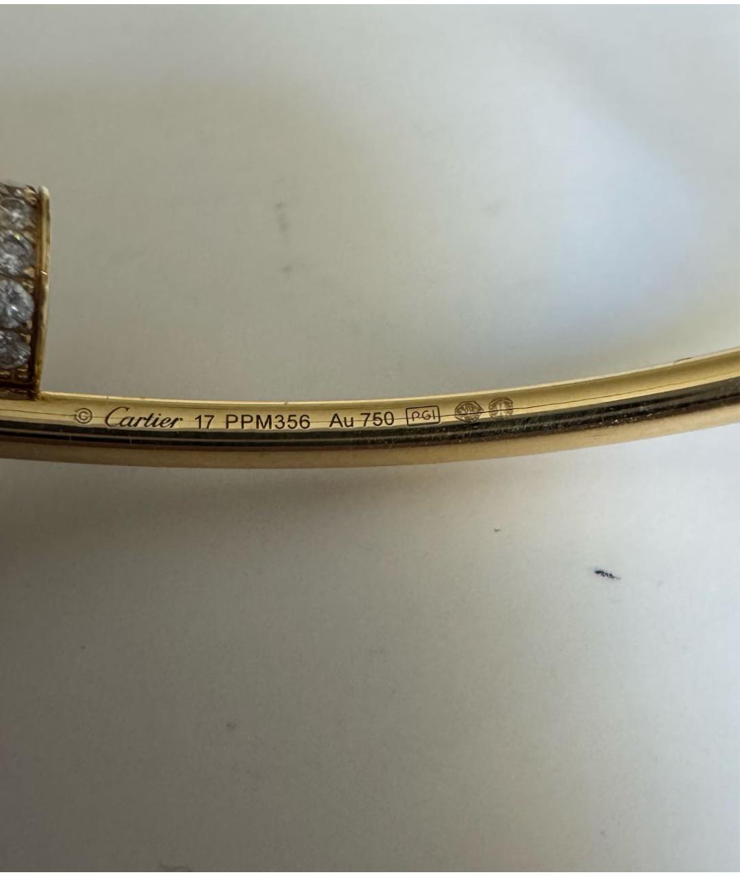 CARTIER Желтый браслет из желтого золота, фото 4