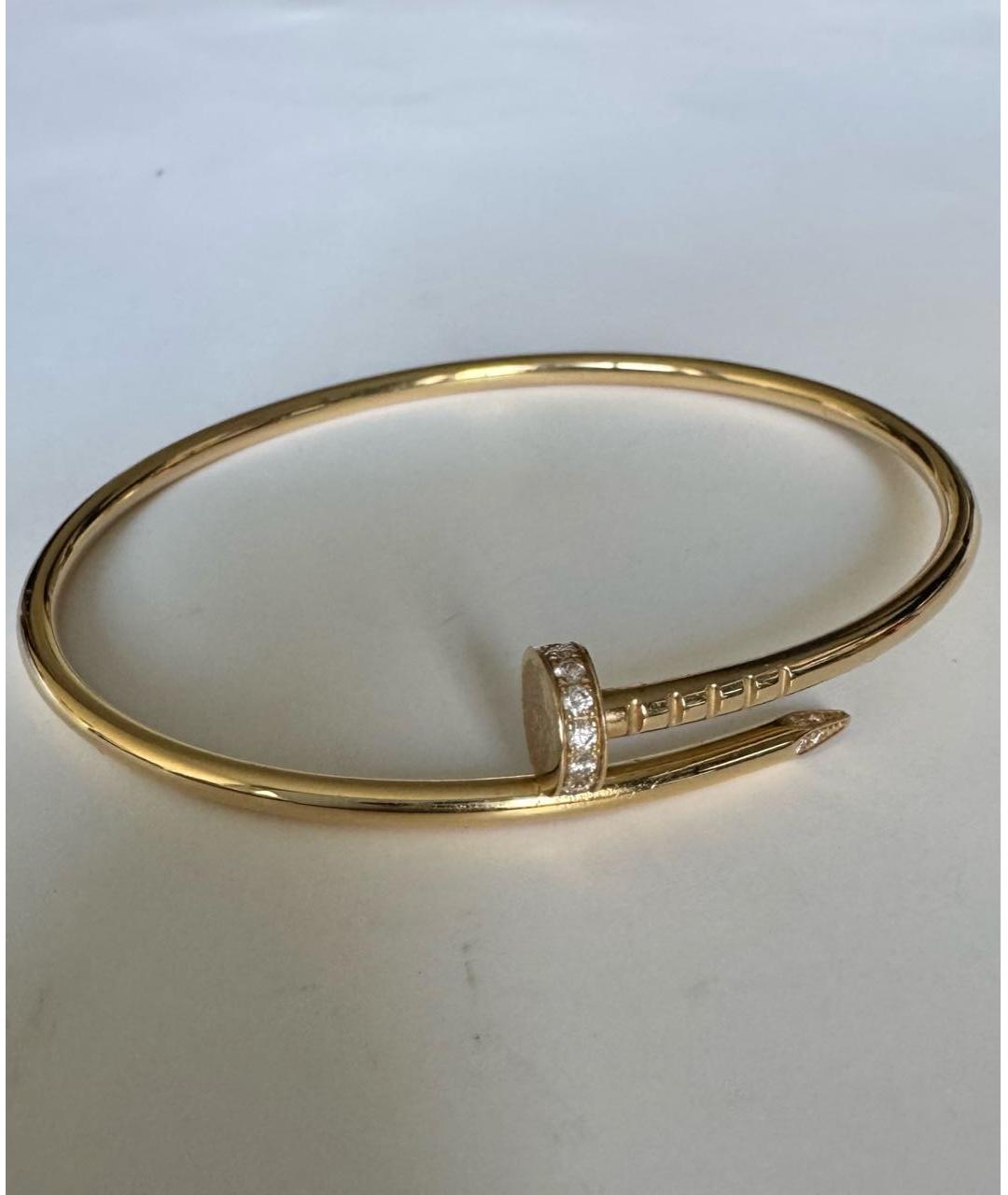 CARTIER Желтый браслет из желтого золота, фото 5