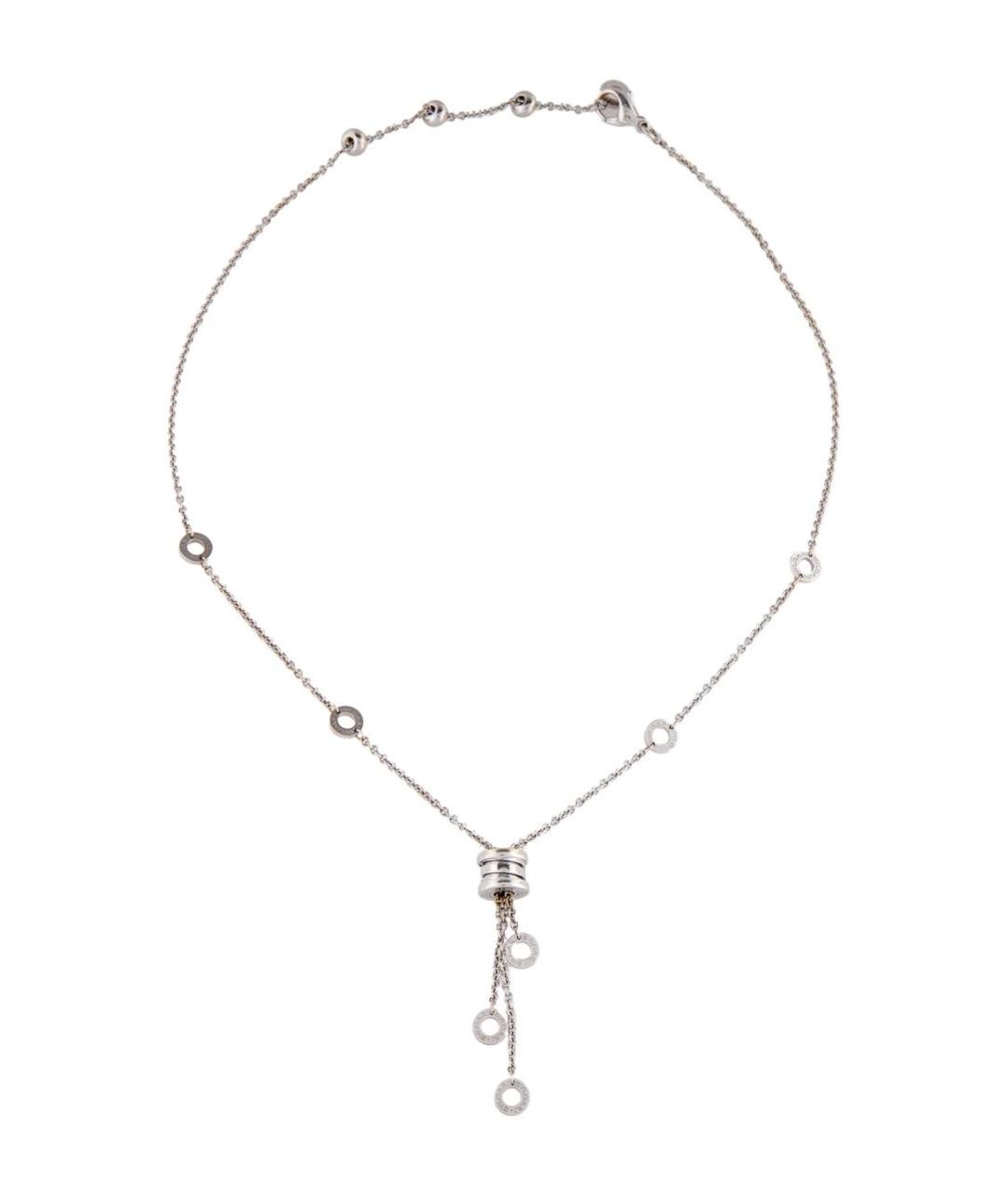 BVLGARI Серебряное колье из белого золота, фото 8