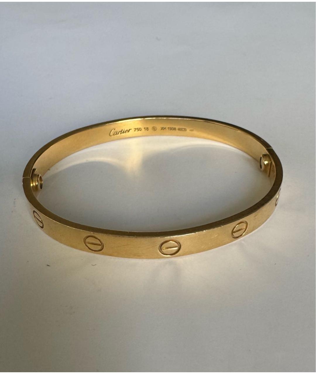 CARTIER Браслет из желтого золота, фото 6