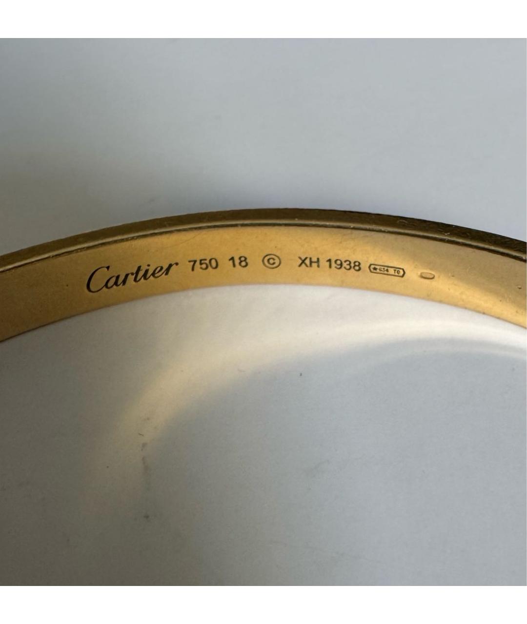 CARTIER Браслет из желтого золота, фото 4
