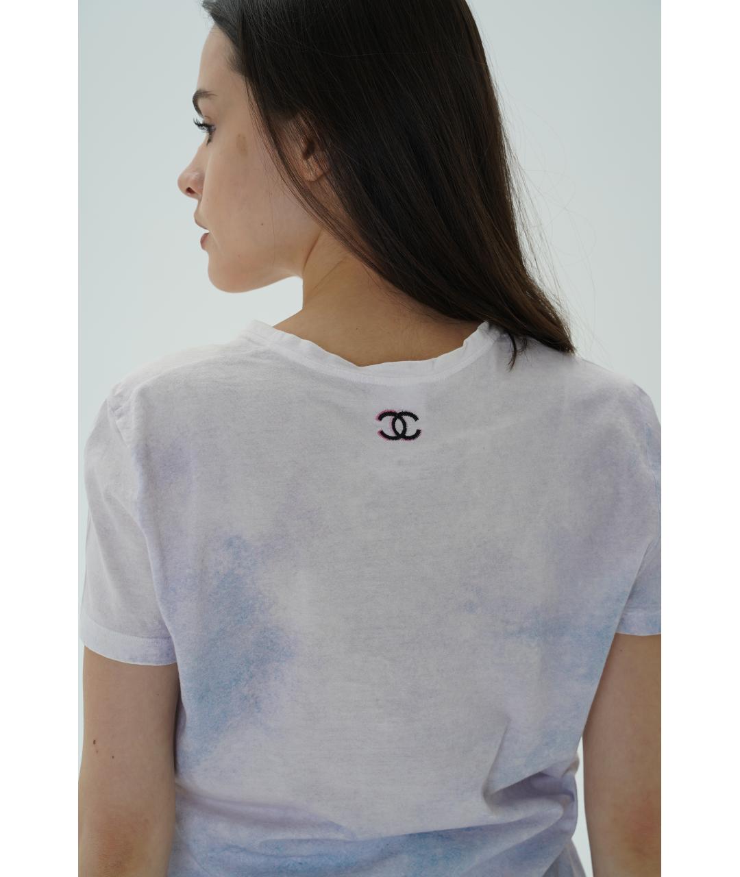 CHANEL Мульти хлопковая футболка, фото 4