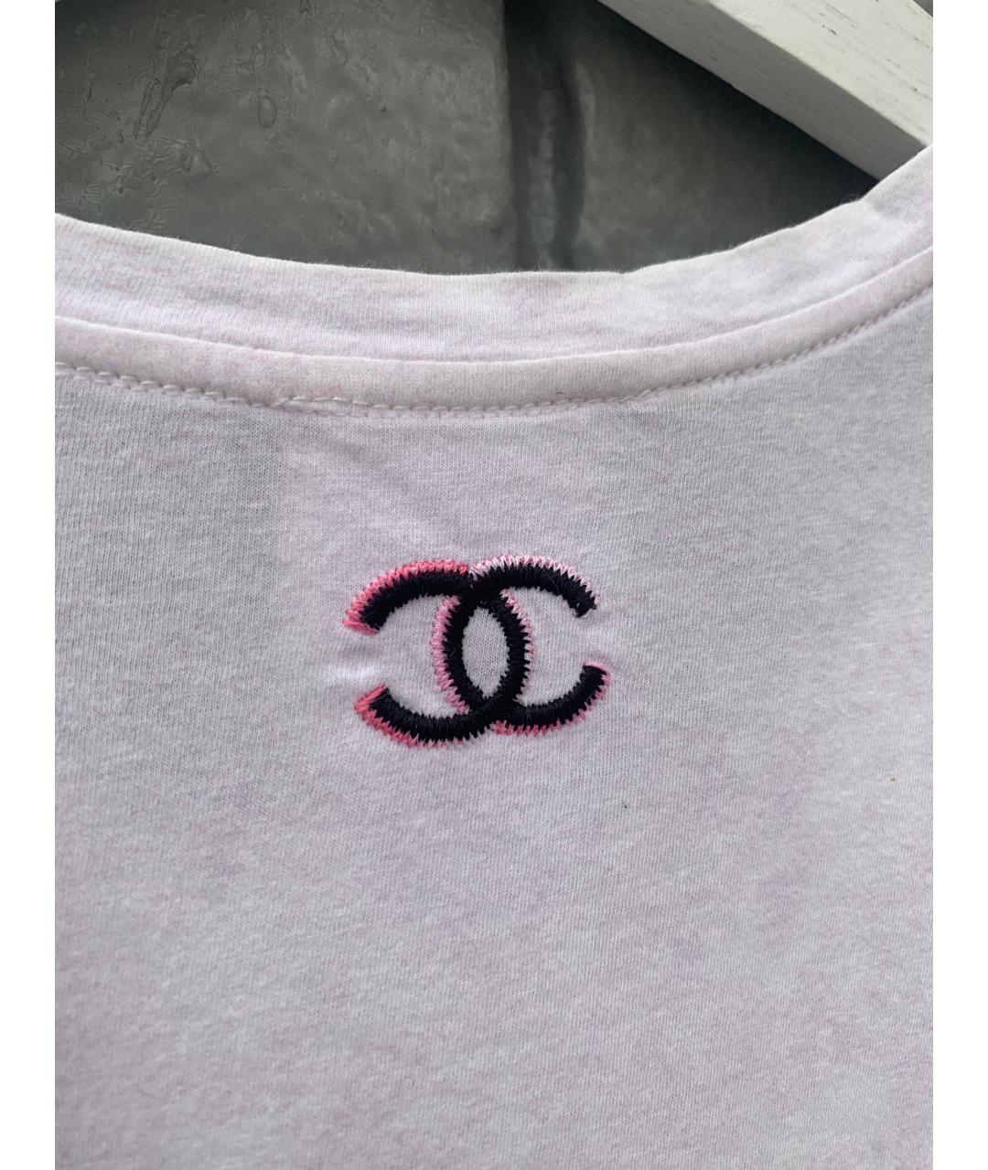 CHANEL Мульти хлопковая футболка, фото 8