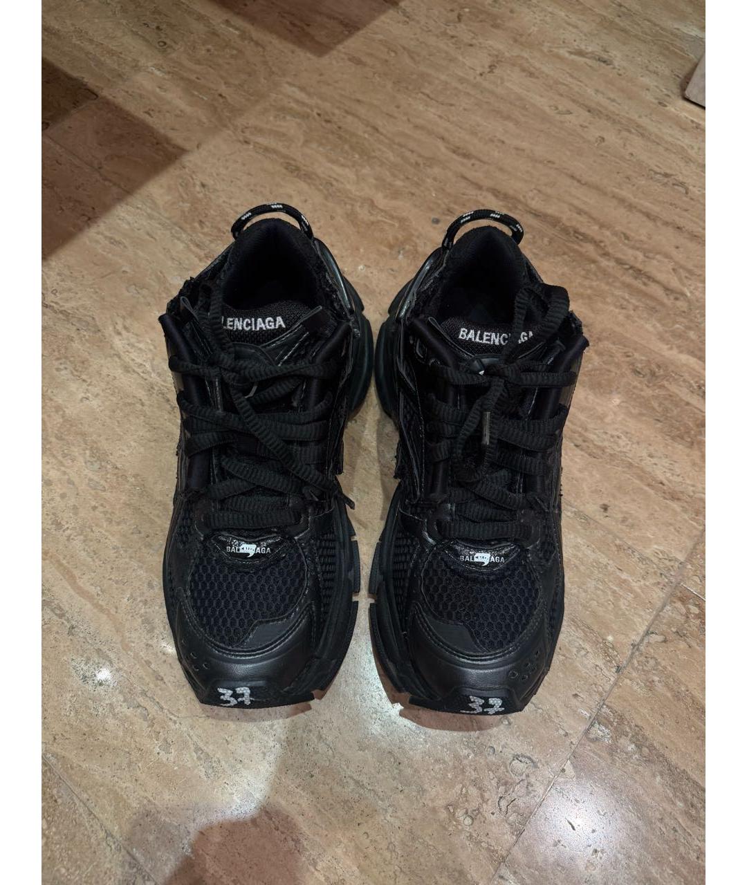 BALENCIAGA Черные кроссовки, фото 2