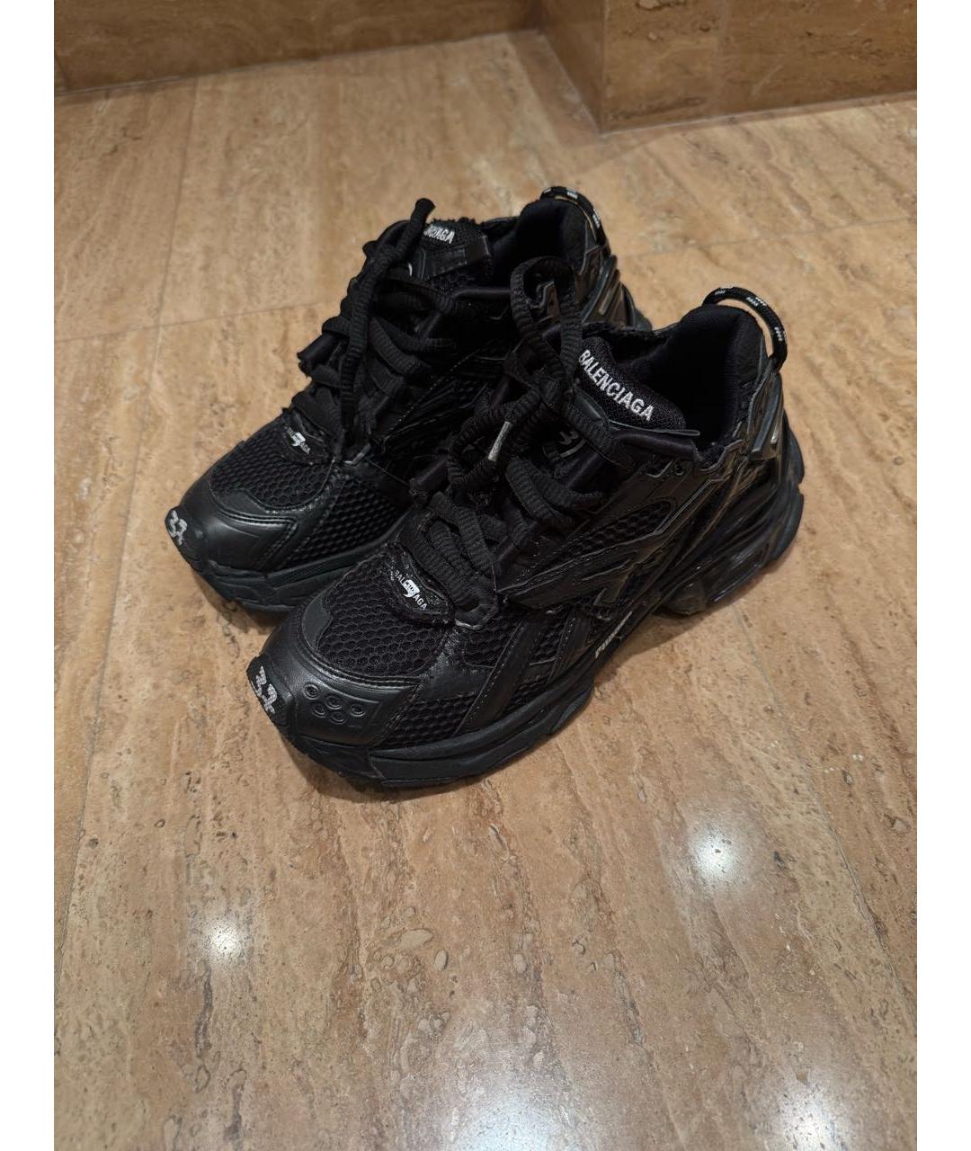 BALENCIAGA Черные кроссовки, фото 3