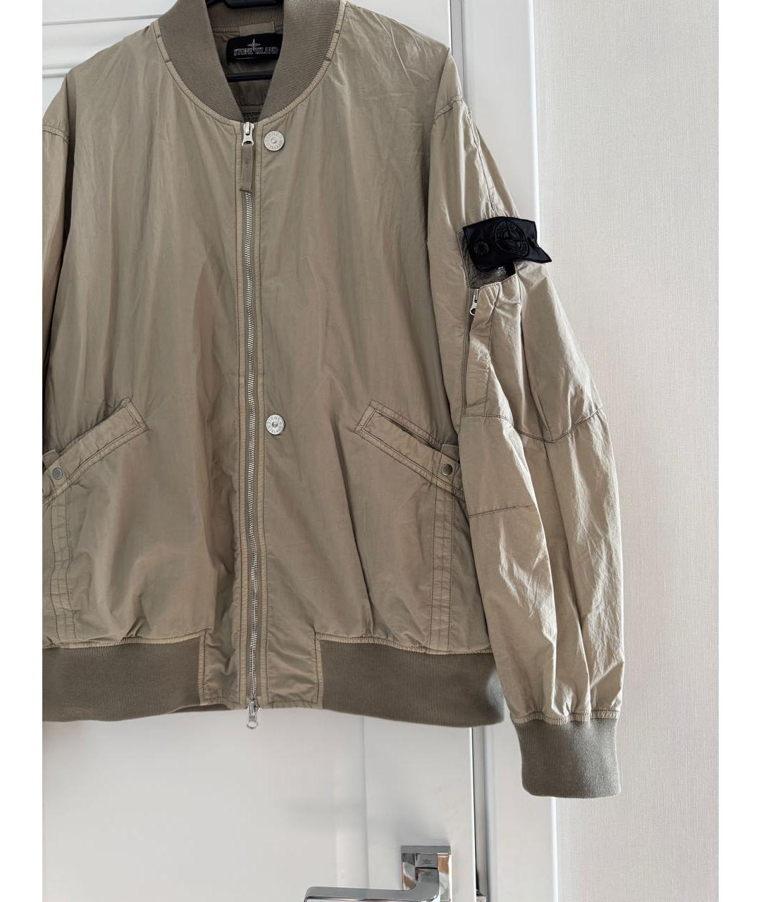 STONE ISLAND SHADOW PROJECT Бежевая полиэстеровая куртка, фото 4