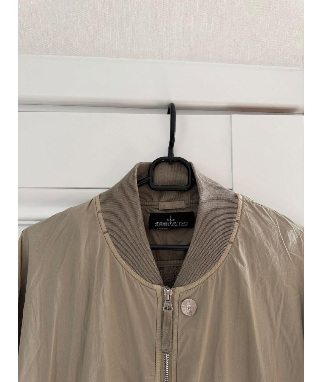 STONE ISLAND SHADOW PROJECT Бежевая полиэстеровая куртка, фото 3