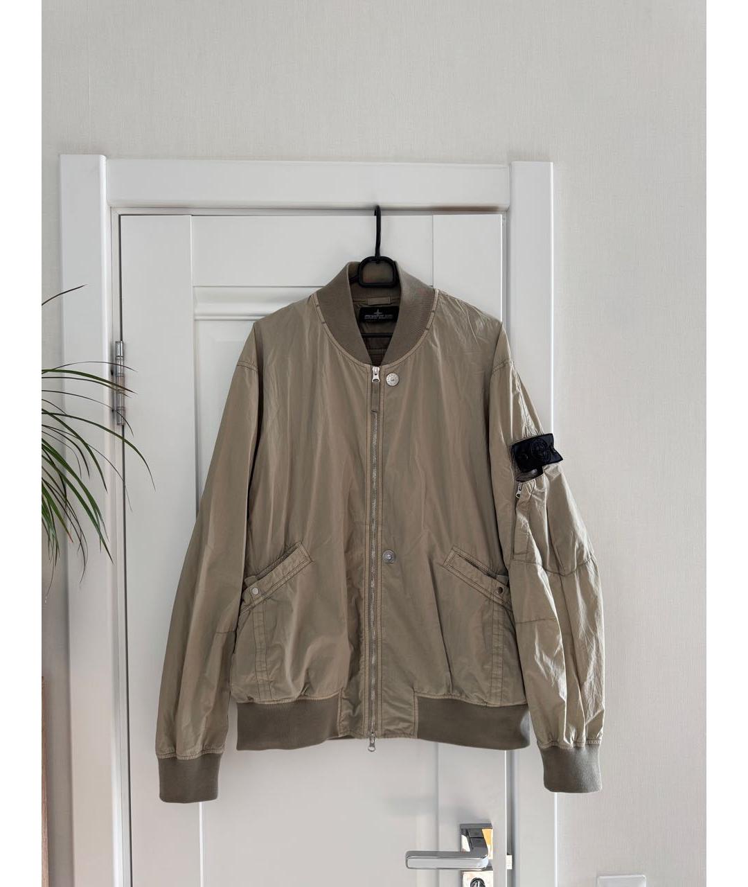 STONE ISLAND SHADOW PROJECT Бежевая полиэстеровая куртка, фото 9