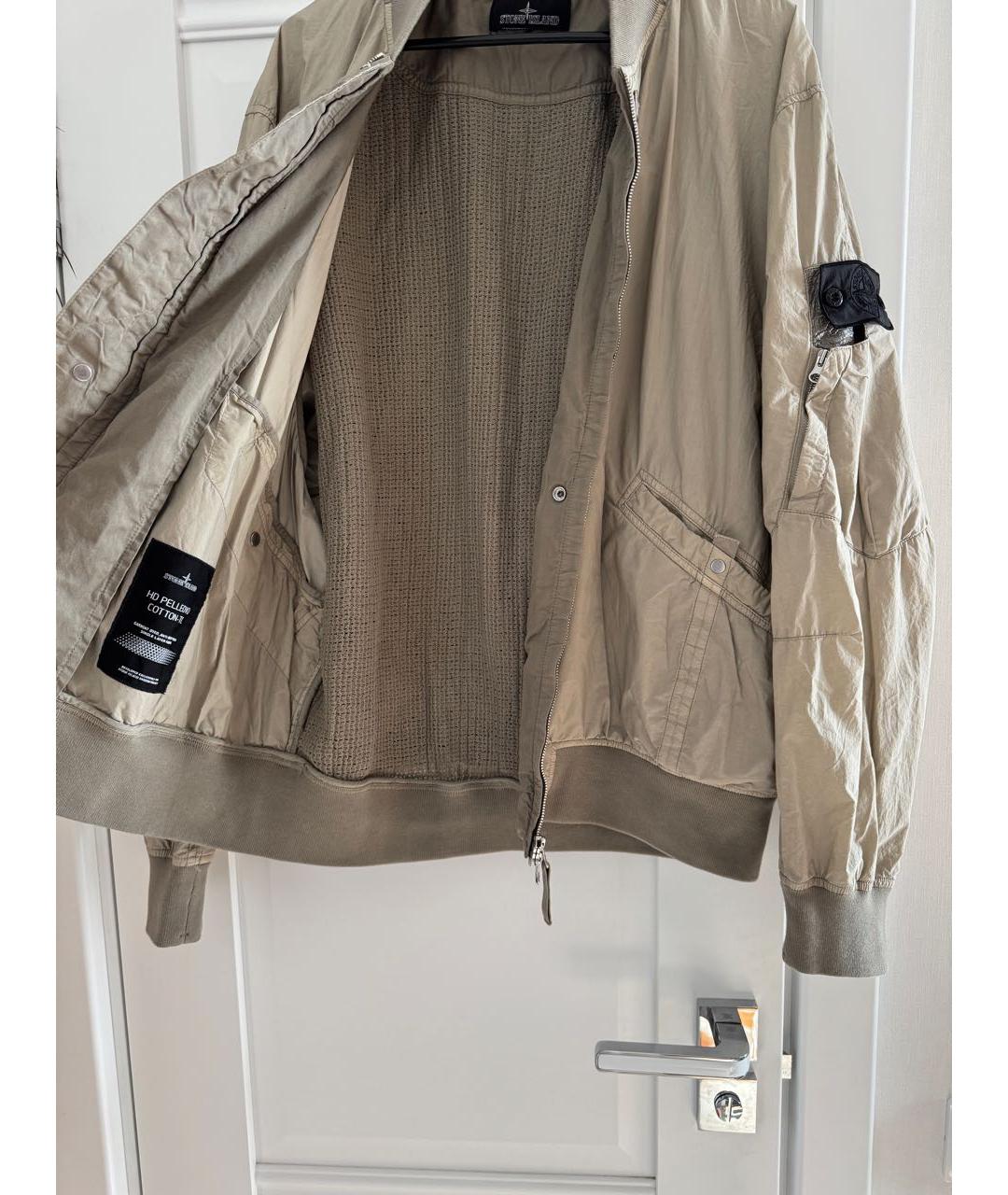 STONE ISLAND SHADOW PROJECT Бежевая полиэстеровая куртка, фото 7