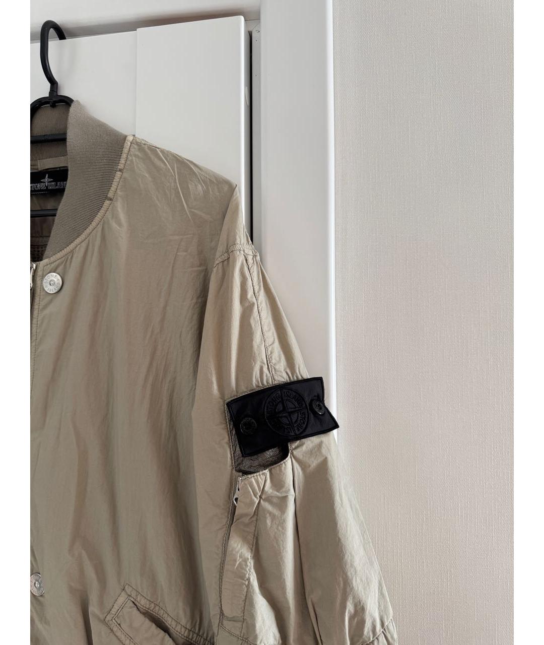 STONE ISLAND SHADOW PROJECT Бежевая полиэстеровая куртка, фото 2