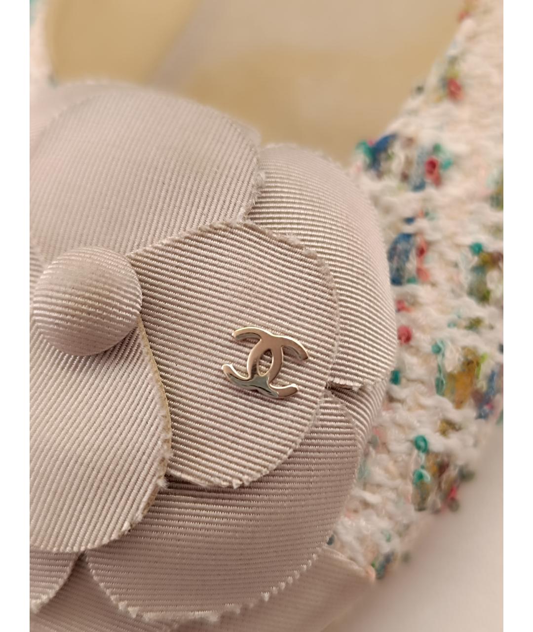 CHANEL Мульти текстильные балетки, фото 7
