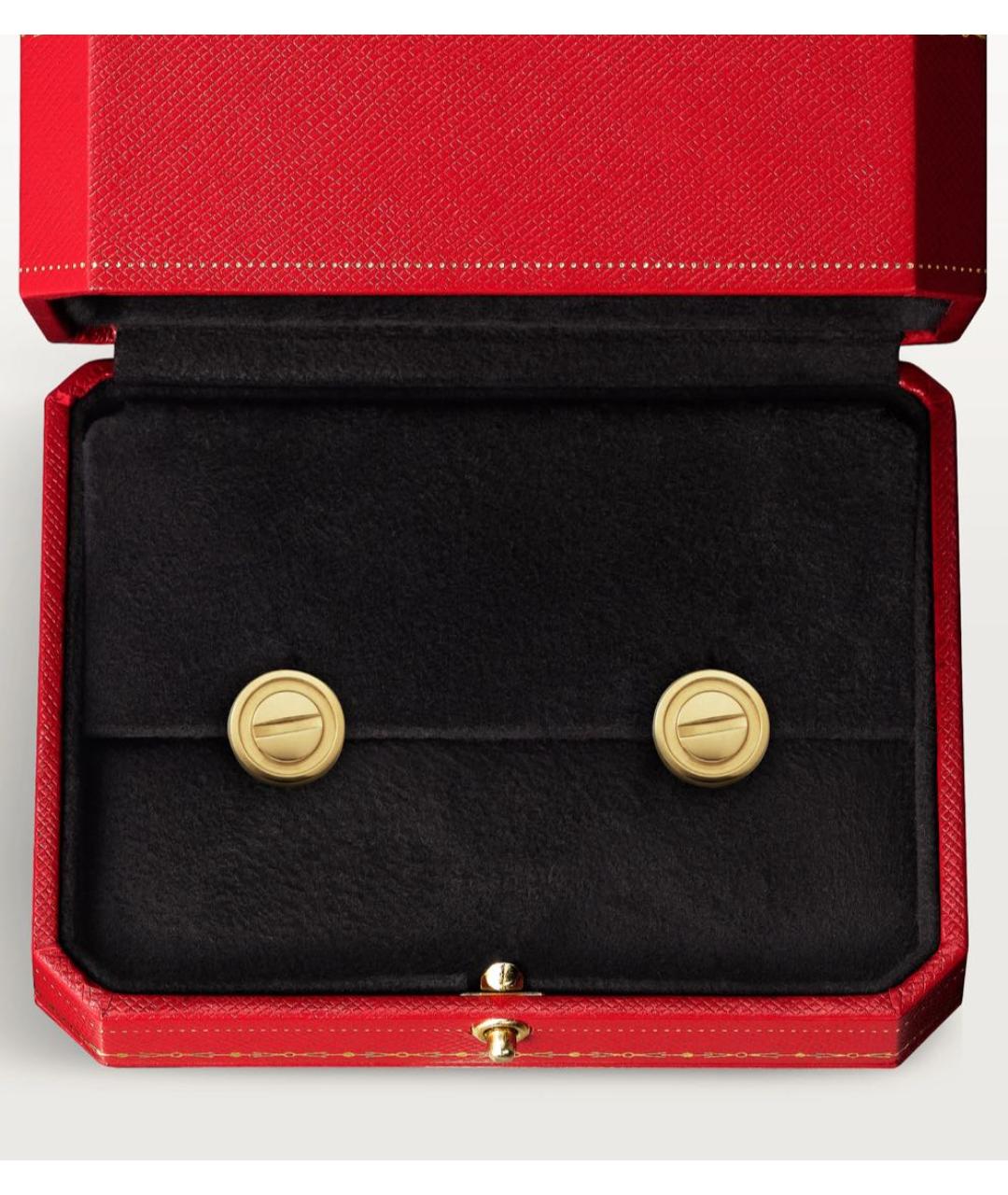 CARTIER Золотые серьги из желтого золота, фото 4