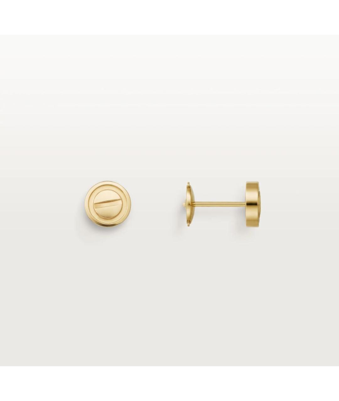 CARTIER Золотые серьги из желтого золота, фото 2
