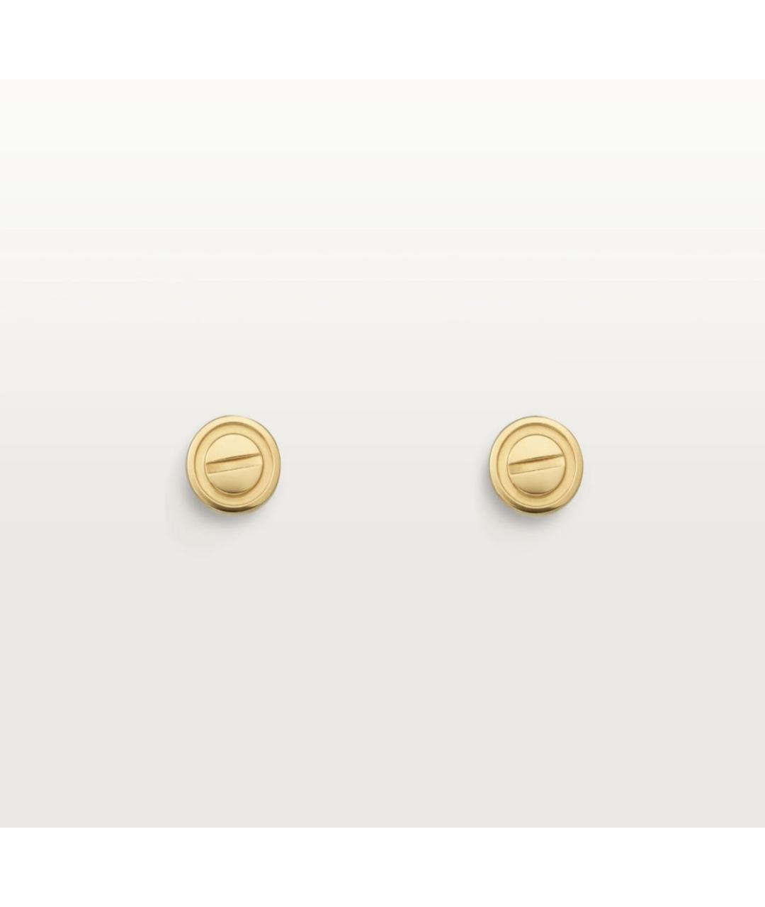 CARTIER Золотые серьги из желтого золота, фото 6
