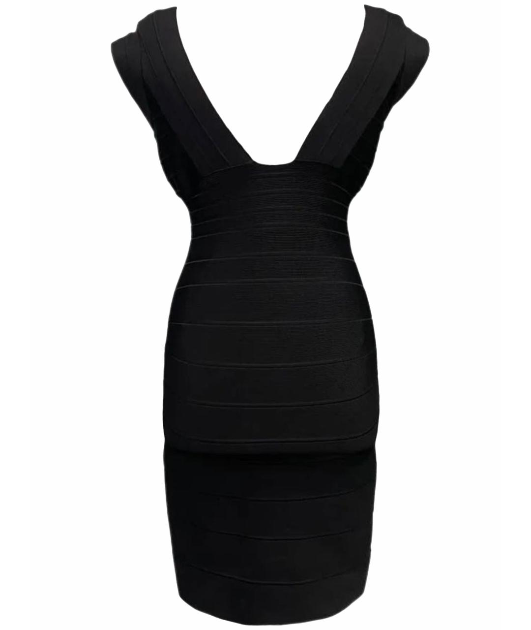 HERVE LEGER Черное платье, фото 1