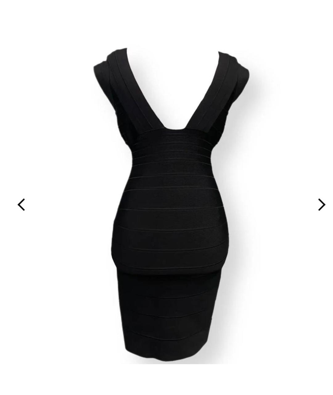 HERVE LEGER Черное платье, фото 5