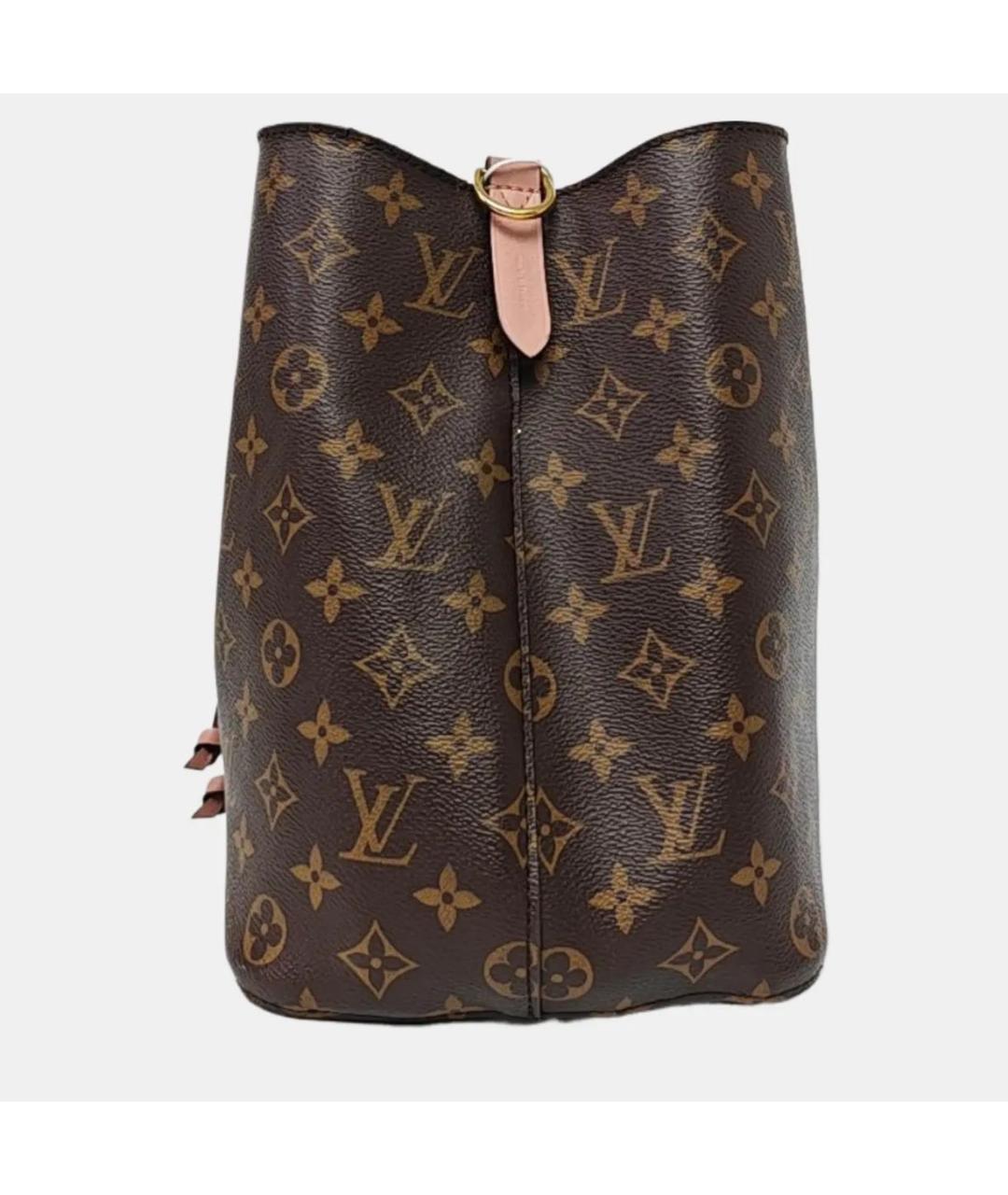LOUIS VUITTON Розовая кожаная сумка тоут, фото 2