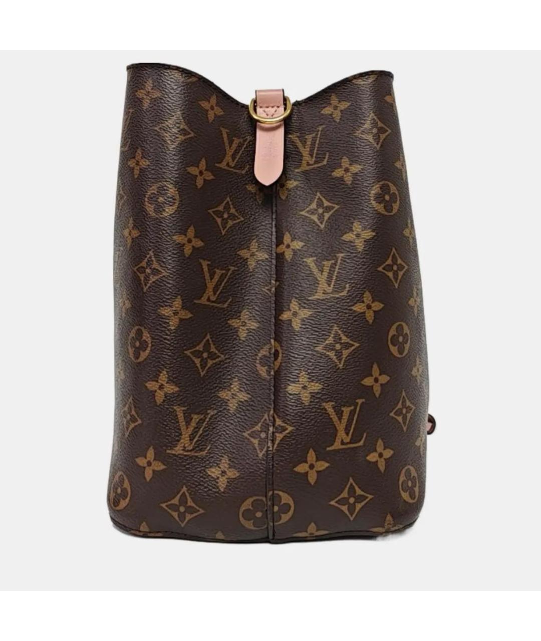 LOUIS VUITTON Розовая кожаная сумка тоут, фото 3