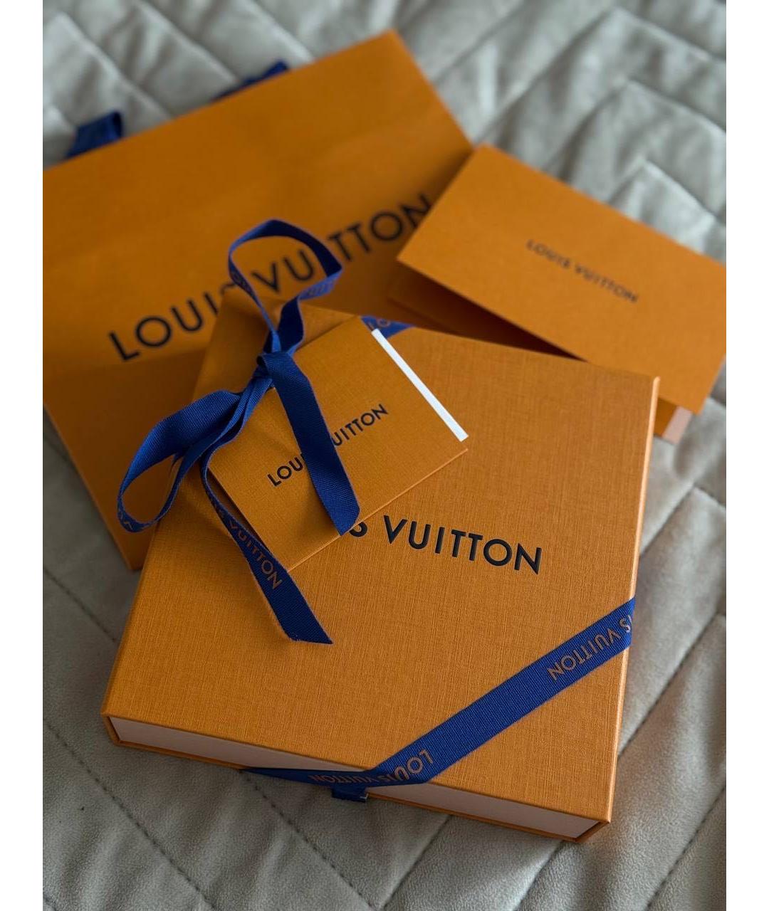 LOUIS VUITTON Коричневый кожаный ремень, фото 4